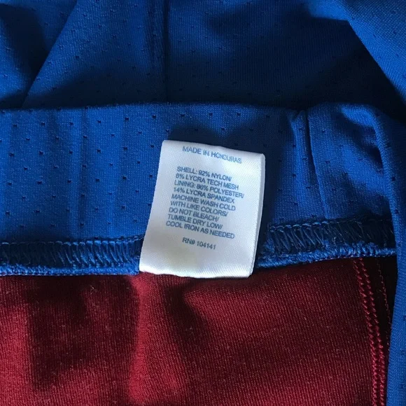 🔴 4/$15 REEBOK cobalt blue perforated mini athletic skirt skort size M in EUC - Picture 12 of 12